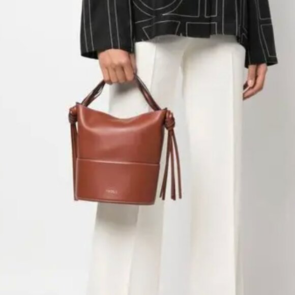 NEOUS  musca leather bucket bag - Picture 1 of 7